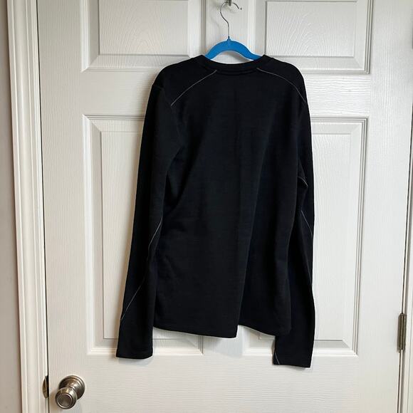 Terramar Thermawool Base Layer Long Sleeve Shirt Black Men's Size M - Picture 3 of 9